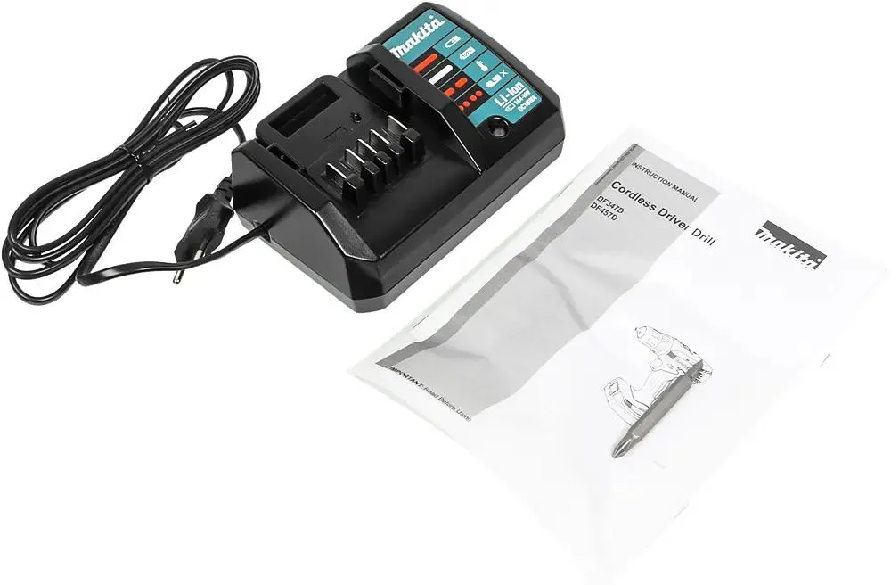 Дрель аккумуляторная ударная НР 347 DWE (MAKITA) /14,4В; 2х1,5 Aч Li-Ion; 30Нм 0-400/0-1400об/мин, 0-6000/0-21000 уд/мин; БЗП10мм, G аккум. серия, 1,5кг, кейс/ — фото 5