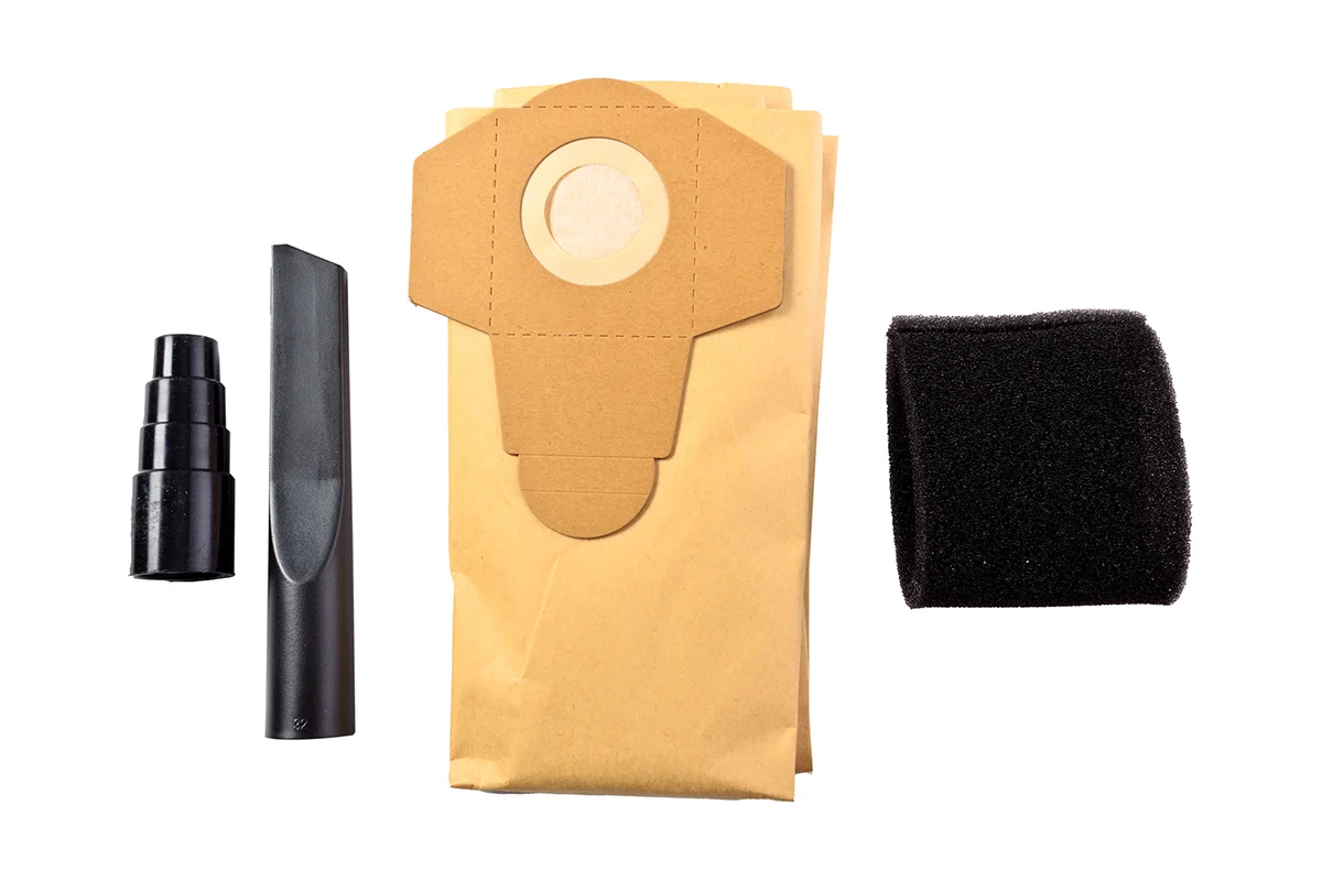 Пылесос RD-VC1200S-40S (REDVERG) /1200 Вт, объем контейнера 40л; сух/влаж. уборка; разряжение 170мбар; 6,0кг, шланг, насадки/