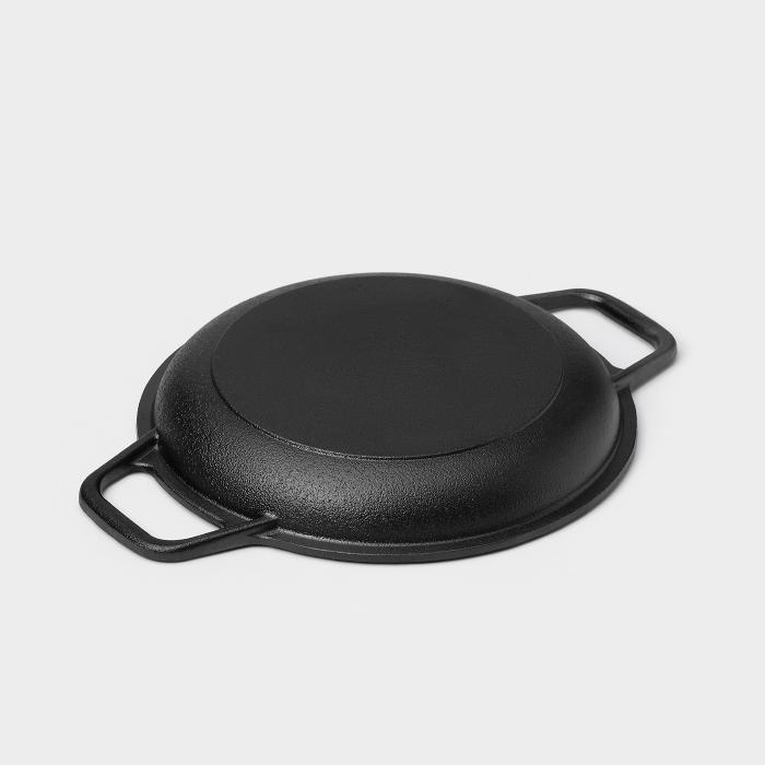 Сковорода - крышка чугунная Wild Kitchen, порционная, d=22 см, лопатка и губка в комплекте — фото 2