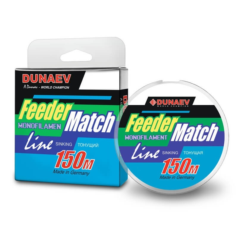 Леска Dunaev Feeder-Match Sinking Black 0.20мм 150м — фото 1