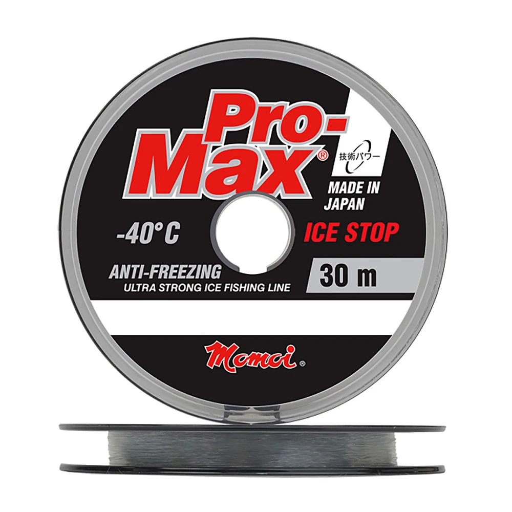 Леска Momoi Pro-Max Ice Stop 0.085мм 0.9кг 30м прозрачная — фото 1