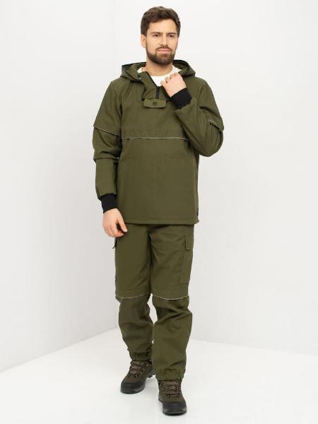 Костюм мужской антимоскитный АНТИГНУС-ЛЮКС твил-пич хаки 56/170 (HUNTSMAN) УЦЕНКА — фото 1