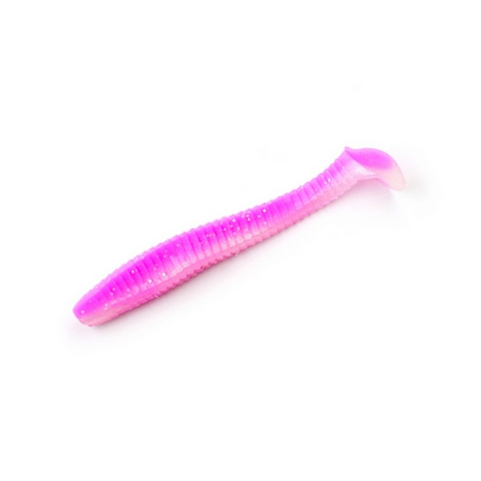 Виброхвост YAMAN Flatter Shad, р.4 inch, цв.#29 Pink Pearl (уп.5шт) — фото 1