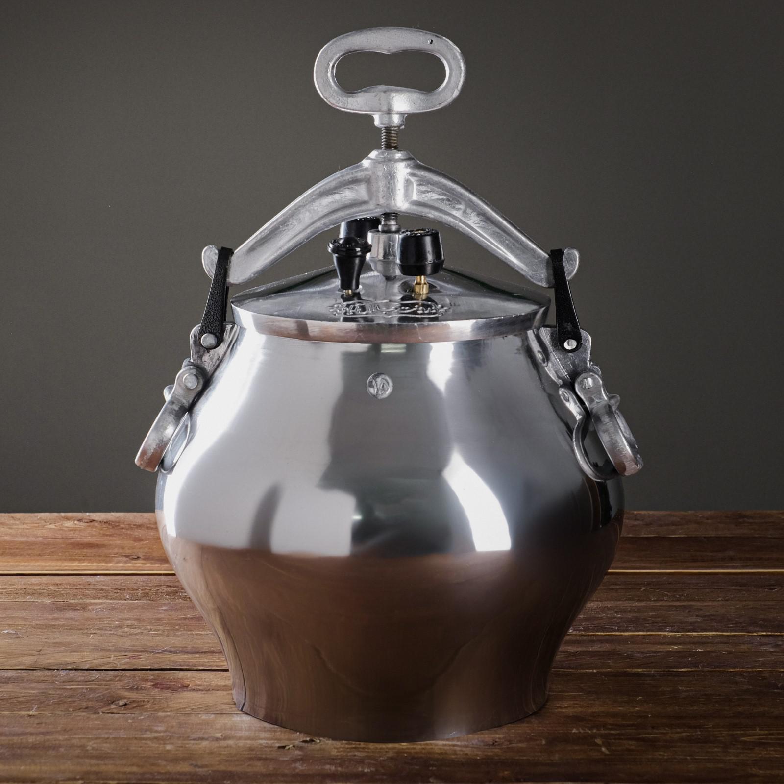 Казан алюминиевый 15л афганский никелированный