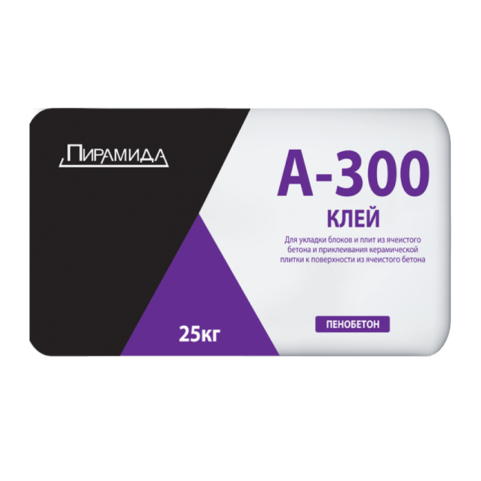 Клей для блоков А-300 (Пенобетон) 25кг (60шт/под) Winter