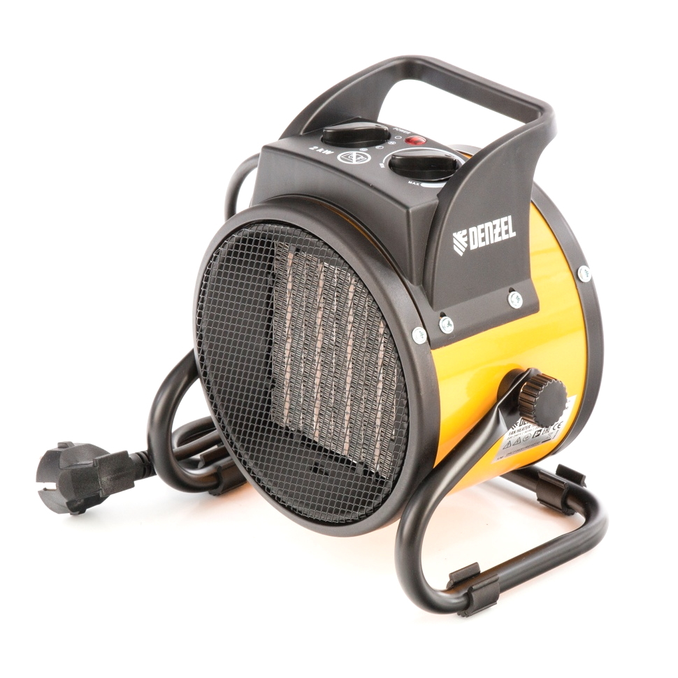 Тепловентилятор DHC 2-100 (DENZEL) /1,0/2,0 кВт, до 20 м2, 100 м3/ч, 1,9кг, керамический тэн/