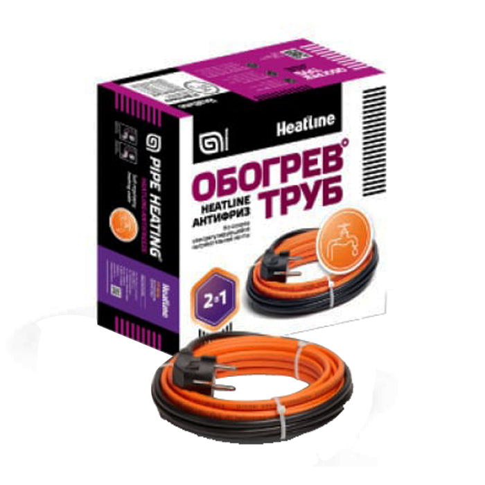 Комплект нагревательный Heatline Антифриз 2м