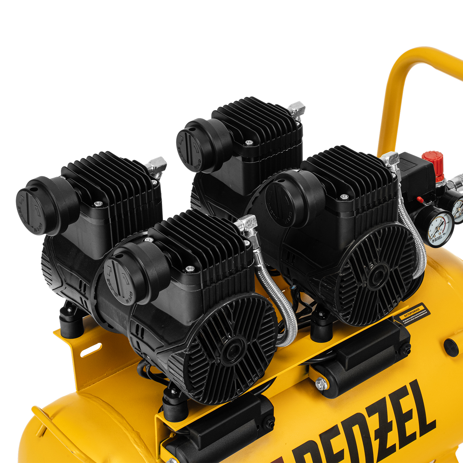 Компрессор DLP 3000/50 (DENZEL) /3,0кВт, 220В, 500 л/мин.,8 бар, 50л, 42 кг, арт. 58144/ — фото 2