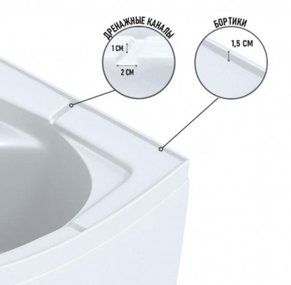 Душевая кабина Niagara Eco NG-4512-14R BLACK (120х80х215) низ. поддон, стекло мозайка, 3 места — фото 6