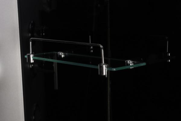 Душевая кабина Niagara Eco NG-4512-14R BLACK (120х80х215) низ. поддон, стекло мозайка, 3 места — фото 8