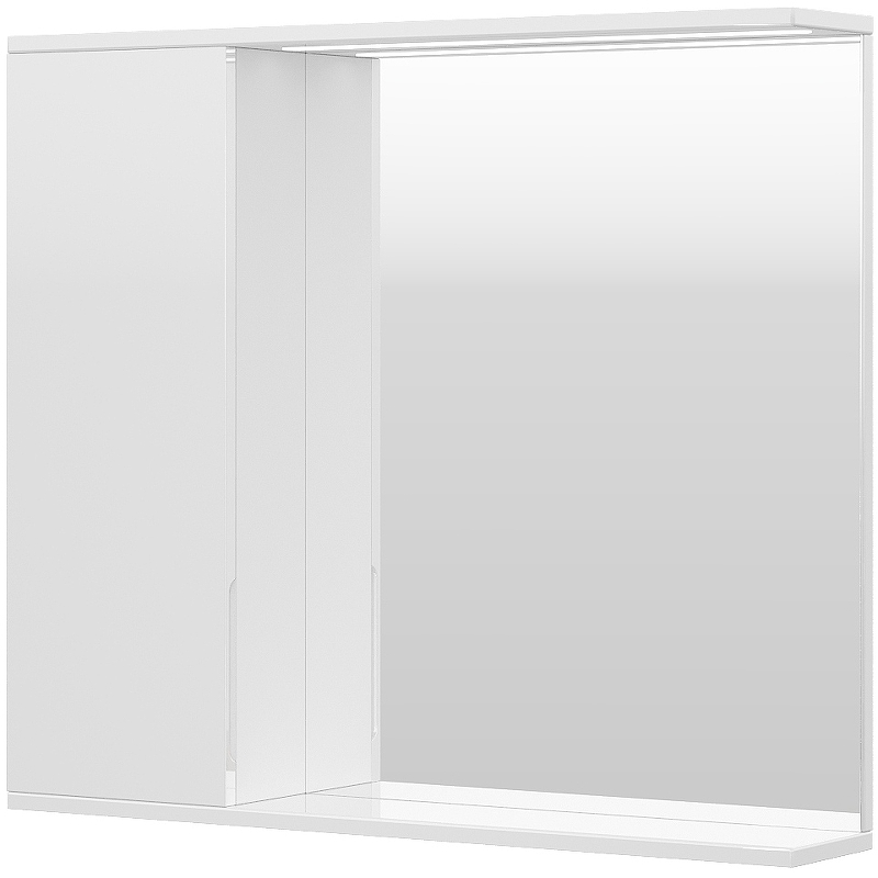 Зеркало-шкаф Лэйк 80 левое — фото 1