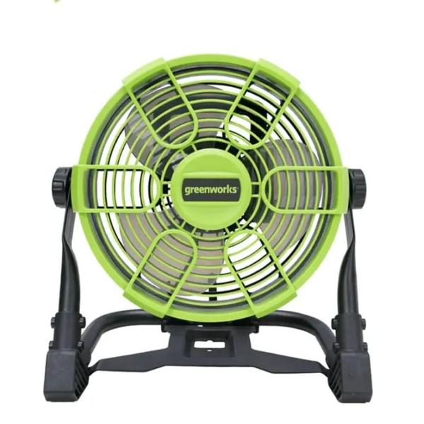 Вентилятор с гибридным питанием G24FAN (GREENWORKS) /24В/110-240В, без АКБ и ЗУ, 25,4см, 14,2 м3/мин, арт. 3503407/ — фото 1