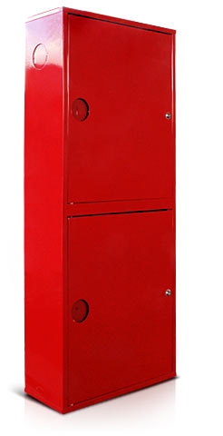Шкаф металлический - 320 ШПК НЗК (навесной закрытый красный (1300х540х230)