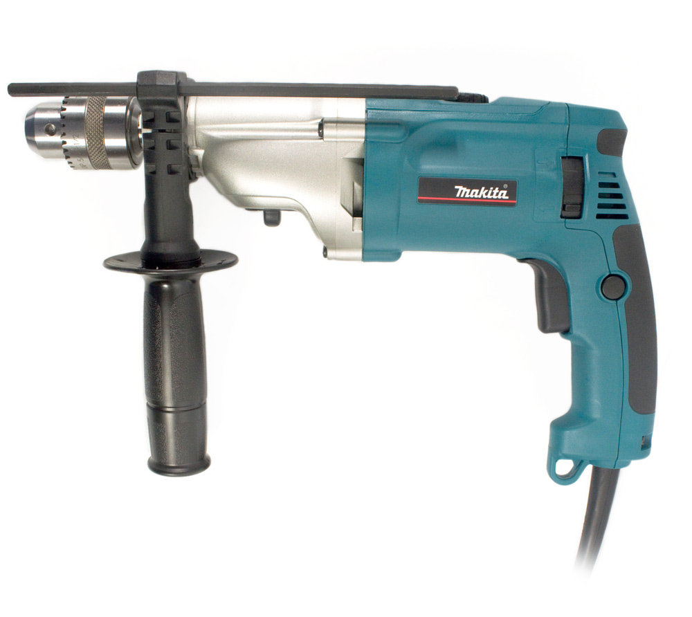 Дрель ударная HP2070 (MAKITA) /1010Вт,0-1200/0-2900 об/мин,ЗВП13мм,сталь16мм,2,6кг,кейс/ — фото 1