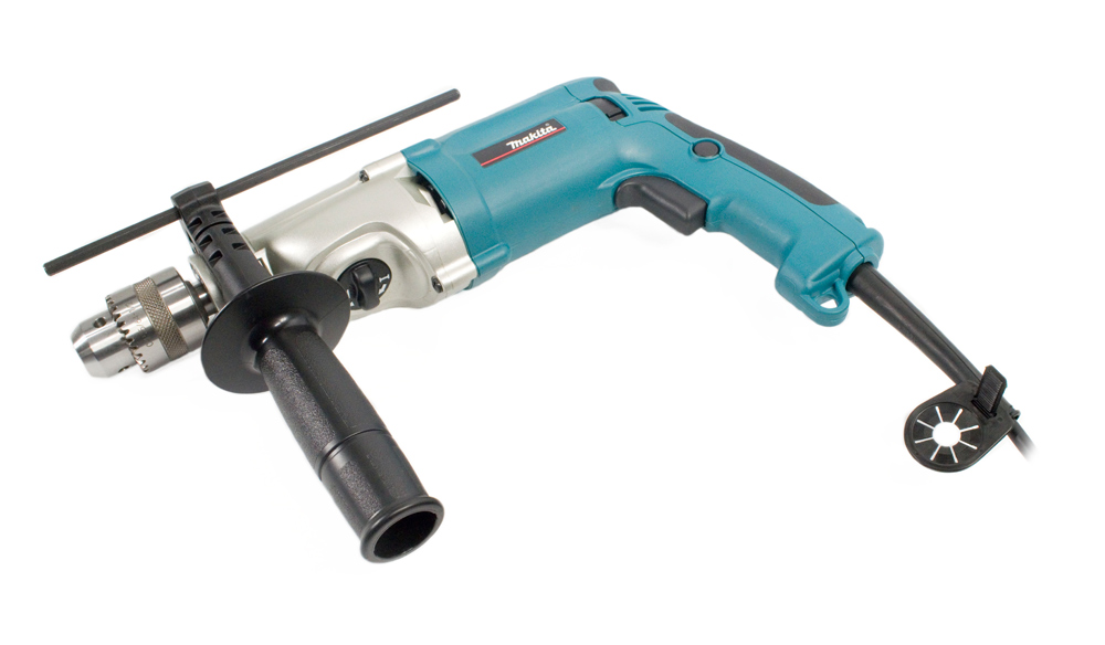 Дрель ударная HP2070 (MAKITA) /1010Вт,0-1200/0-2900 об/мин,ЗВП13мм,сталь16мм,2,6кг,кейс/ — фото 2