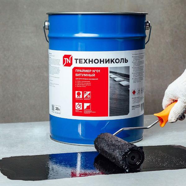 Праймер битумный Технониколь №01 20л готовый 36шт/под. — фото 1
