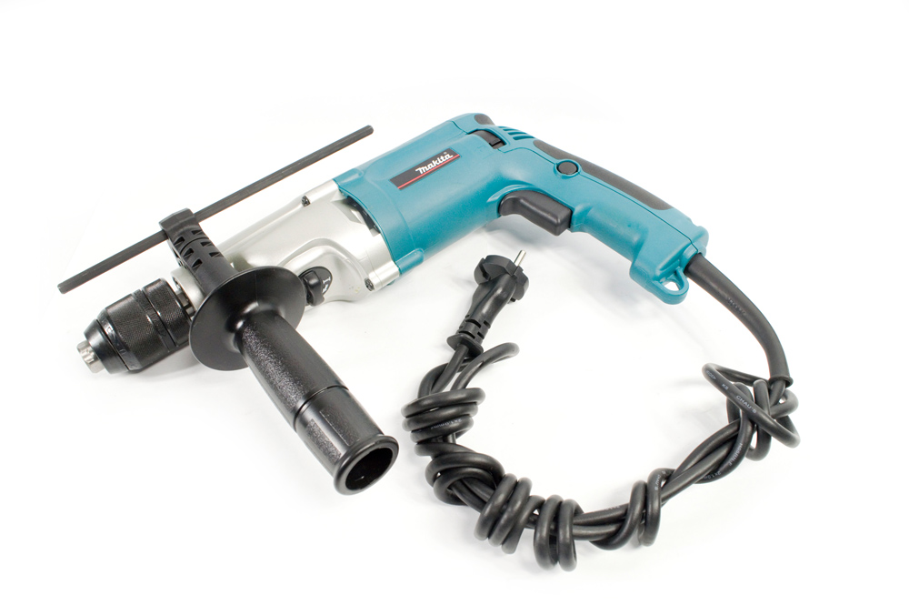 Дрель ударная HP2071 MAKITA /1010Вт, 0-1200/0-2900об/мин,БЗП13мм, сталь 16мм; 2,6кг; кейс/ — фото 4