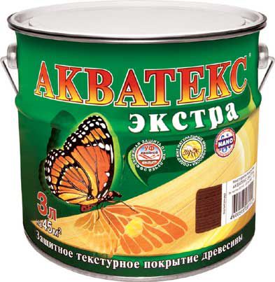 Антисептик АКВАТЕКС-экстра алкидный для дерева 9л б/ц — фото 1