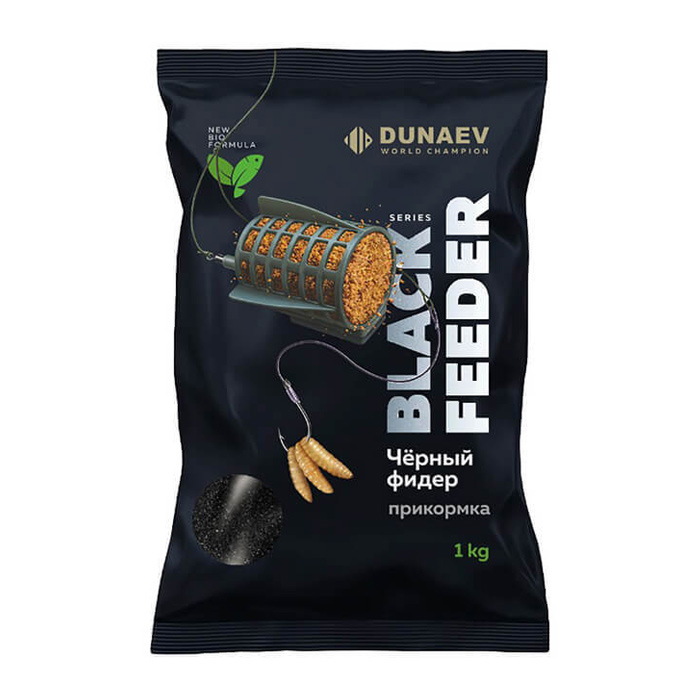 Прикормка Dunaev Black Series 1кг Feeder — фото 1