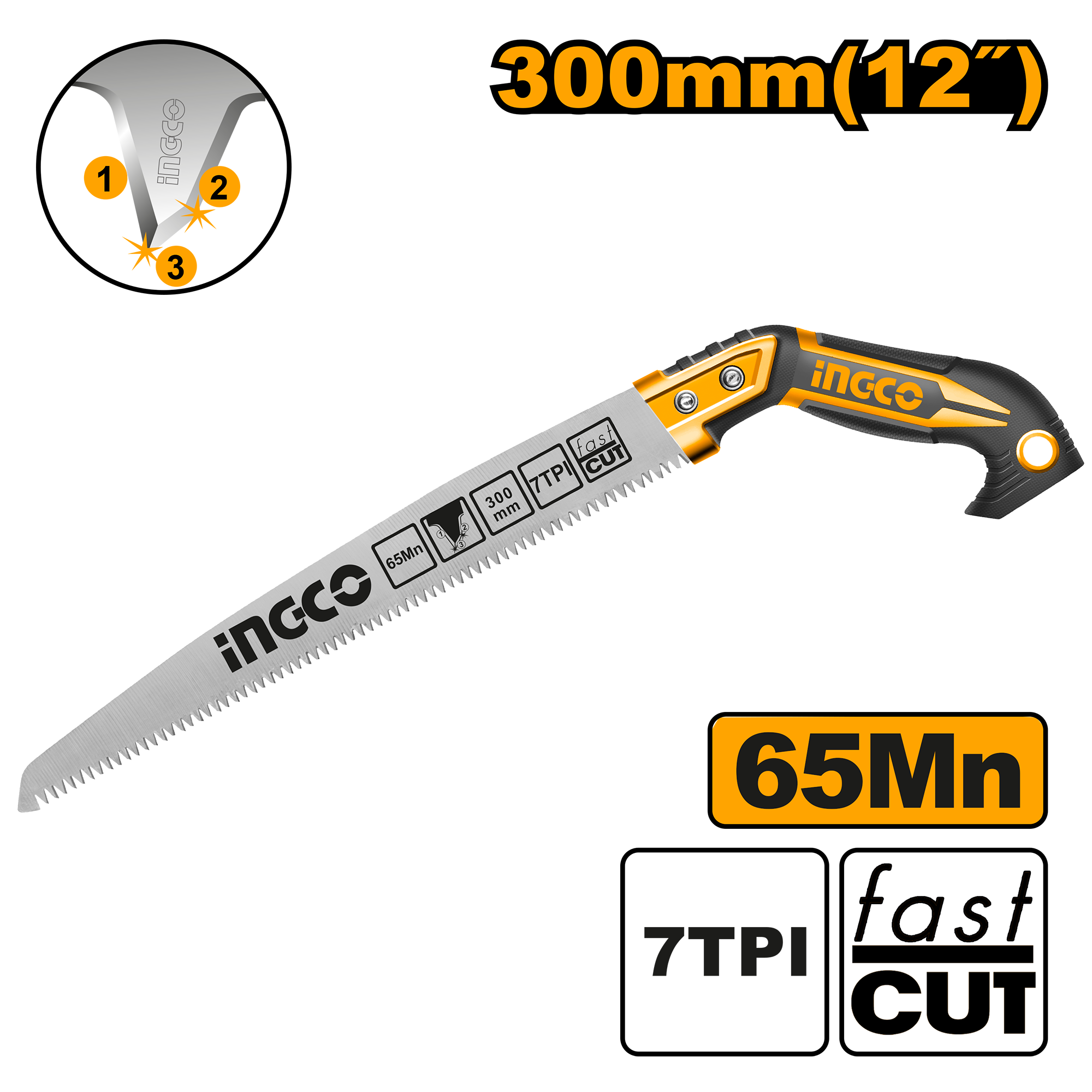 Садовая пила INGCO HPS30028C 300 мм