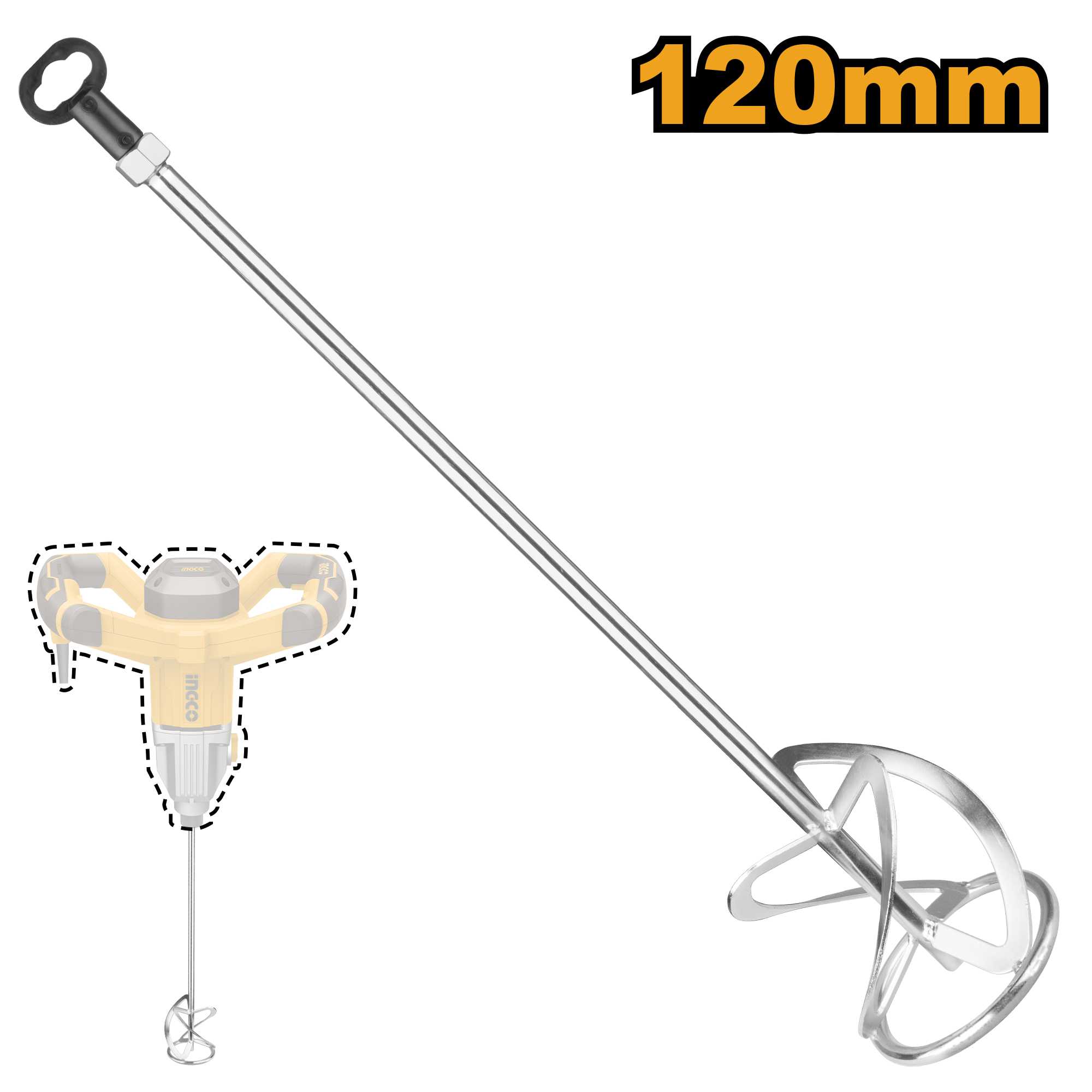 Насадка для миксера INGCO MP1120 120 мм