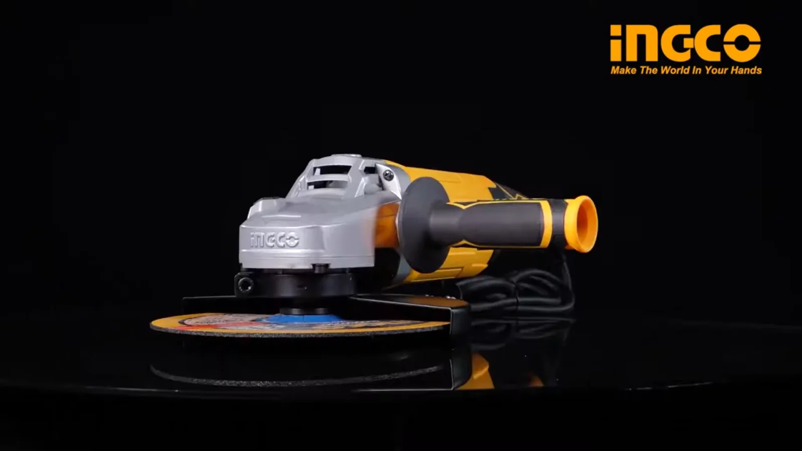 Угловая шлифовальная машина (УШМ) INGCO AG26008 INDUSTRIAL 230 мм 2,6 кВт — фото 3