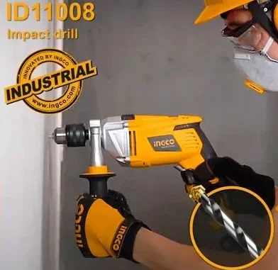Дрель электрическая ударная INGCO ID11008 INDUSTRIAL 1100 Вт 1,5-13 мм — фото 3