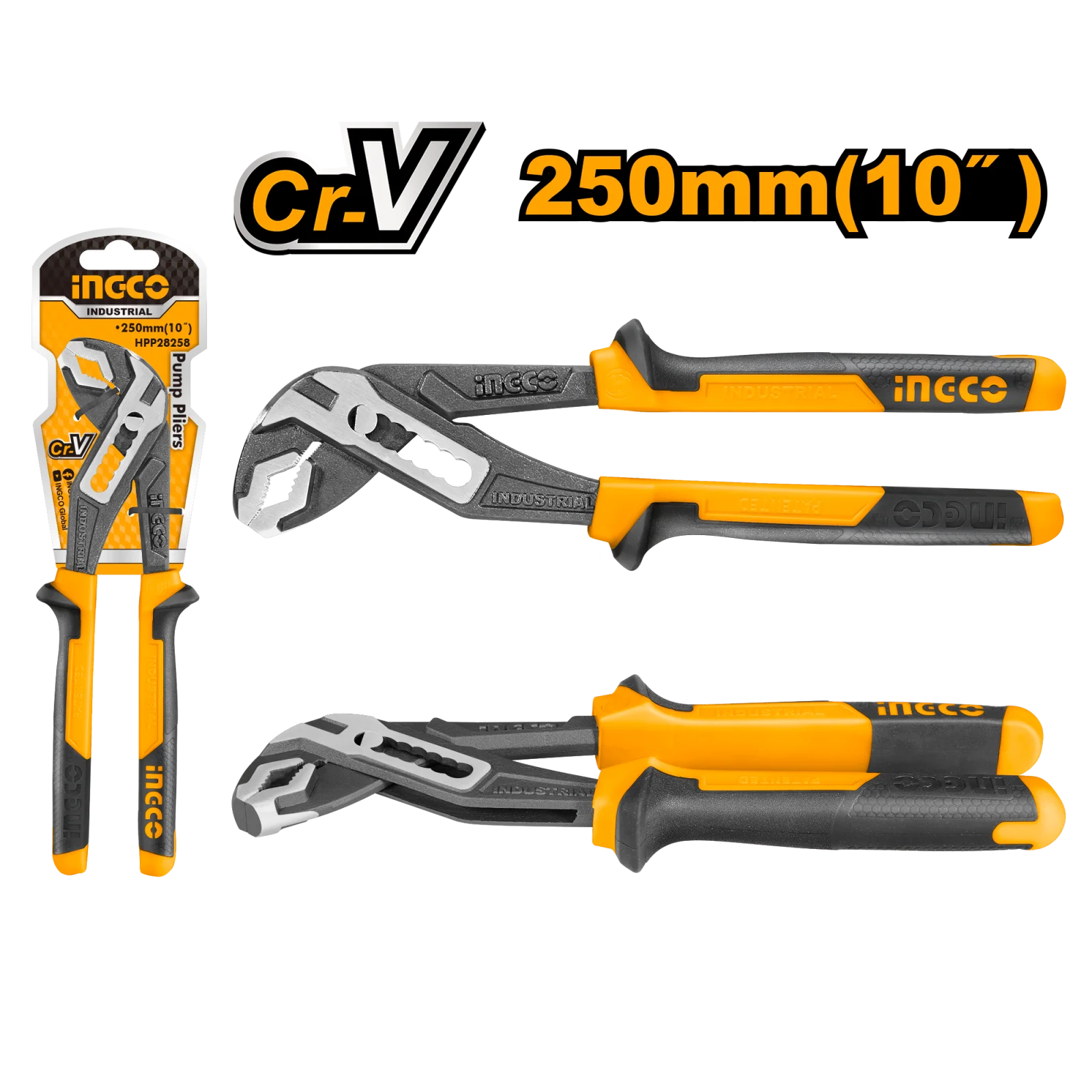 Клещи переставные INGCO HPP28258 INDUSTRIAL 250 мм