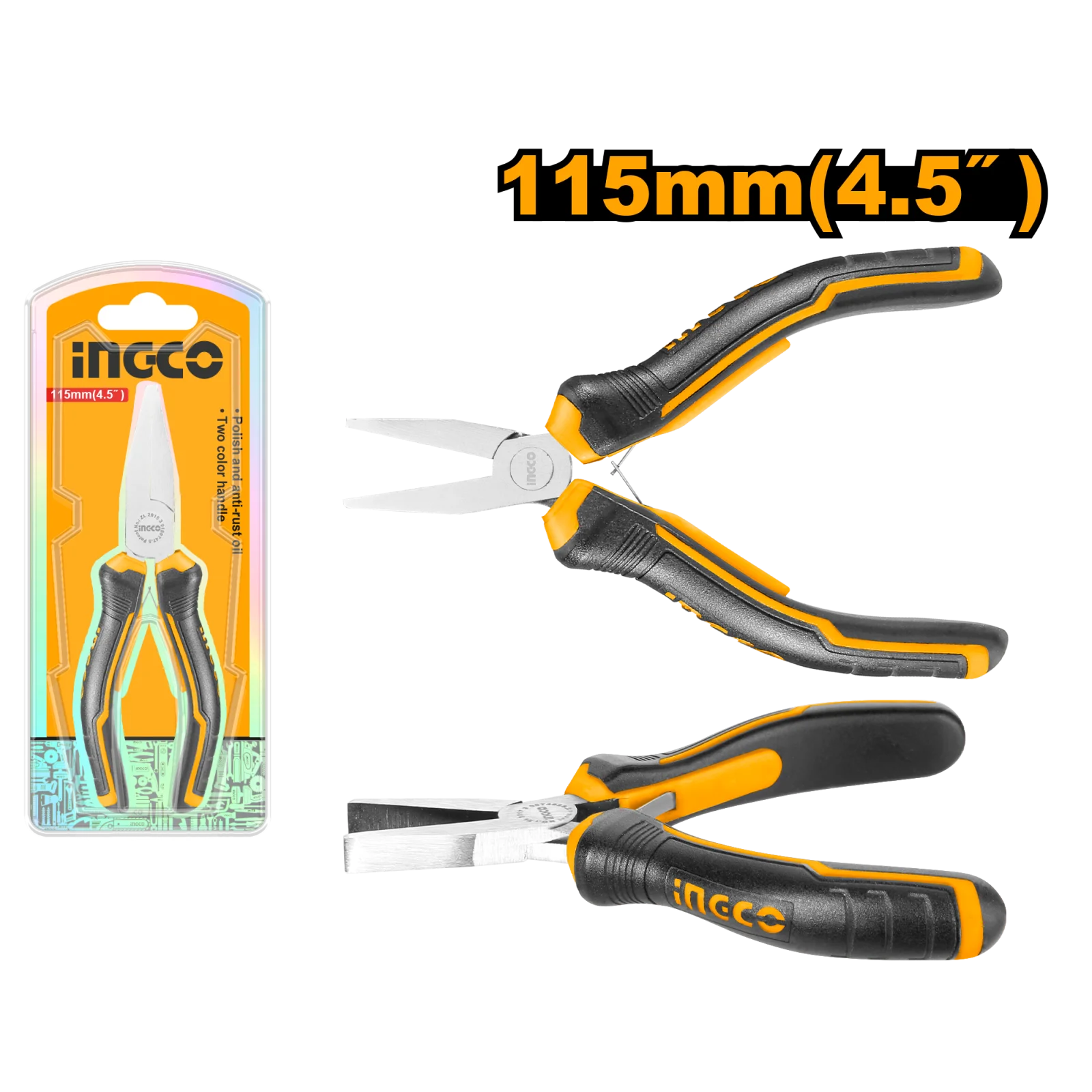 Плоскогубцы мини INGCO HMFNP08115 115 мм