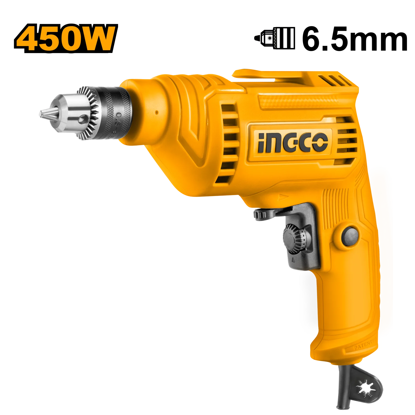 Электрическая дрель INGCO ED45658 450 Вт 0,6-6,5 мм