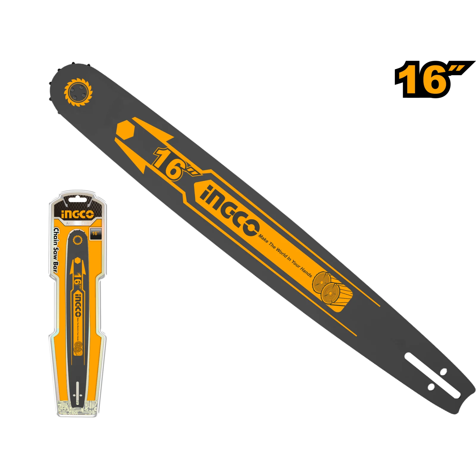 Шина для бензопилы INGCO AGSB51601 400 мм (16