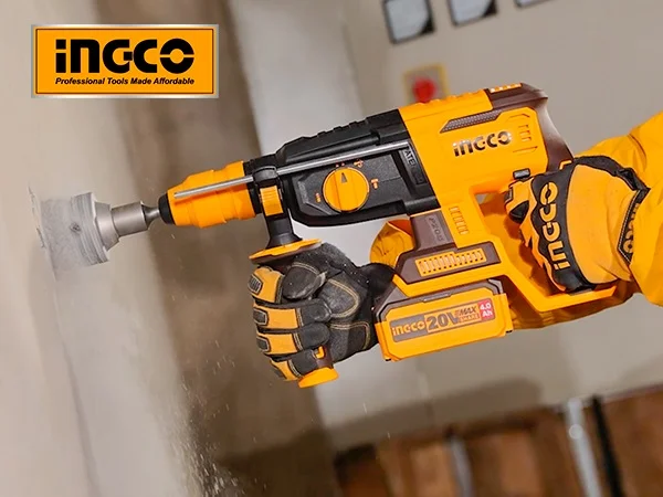 Набор аккумуляторного инструмента INGCO CKLI2019 INDUSTRIAL 20 В 5 шт. — фото 5