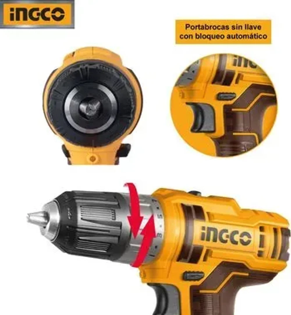 Набор аккумуляторного инструмента INGCO CKLI2019 INDUSTRIAL 20 В 5 шт. — фото 10