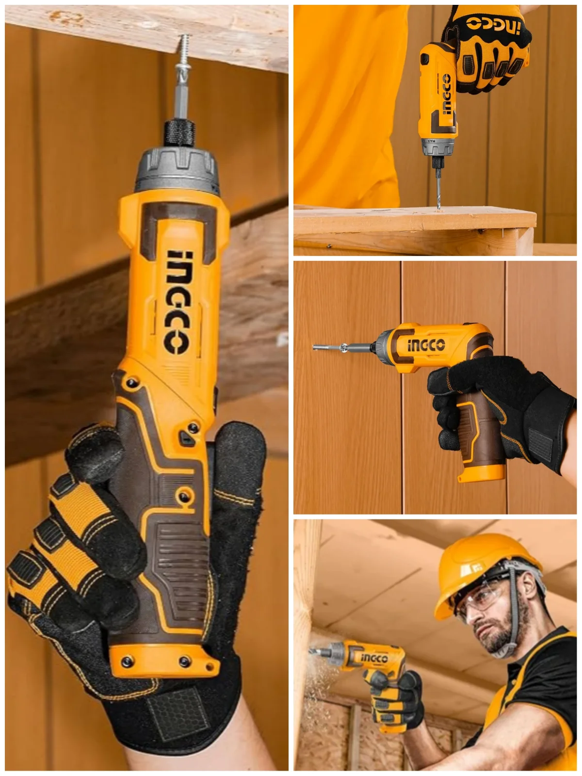 Аккумуляторная отвертка INGCO CSDLI0802 INDUSTRIAL 8 В 6 Нм 1/4
