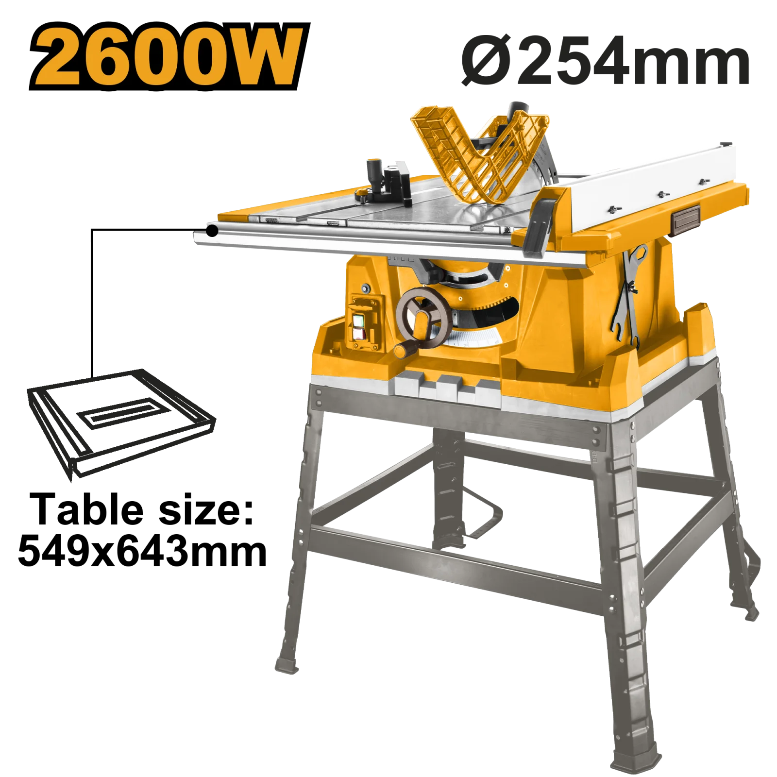 Станок циркулярный INGCO TS26005 INDUSTRIAL 2600 Вт