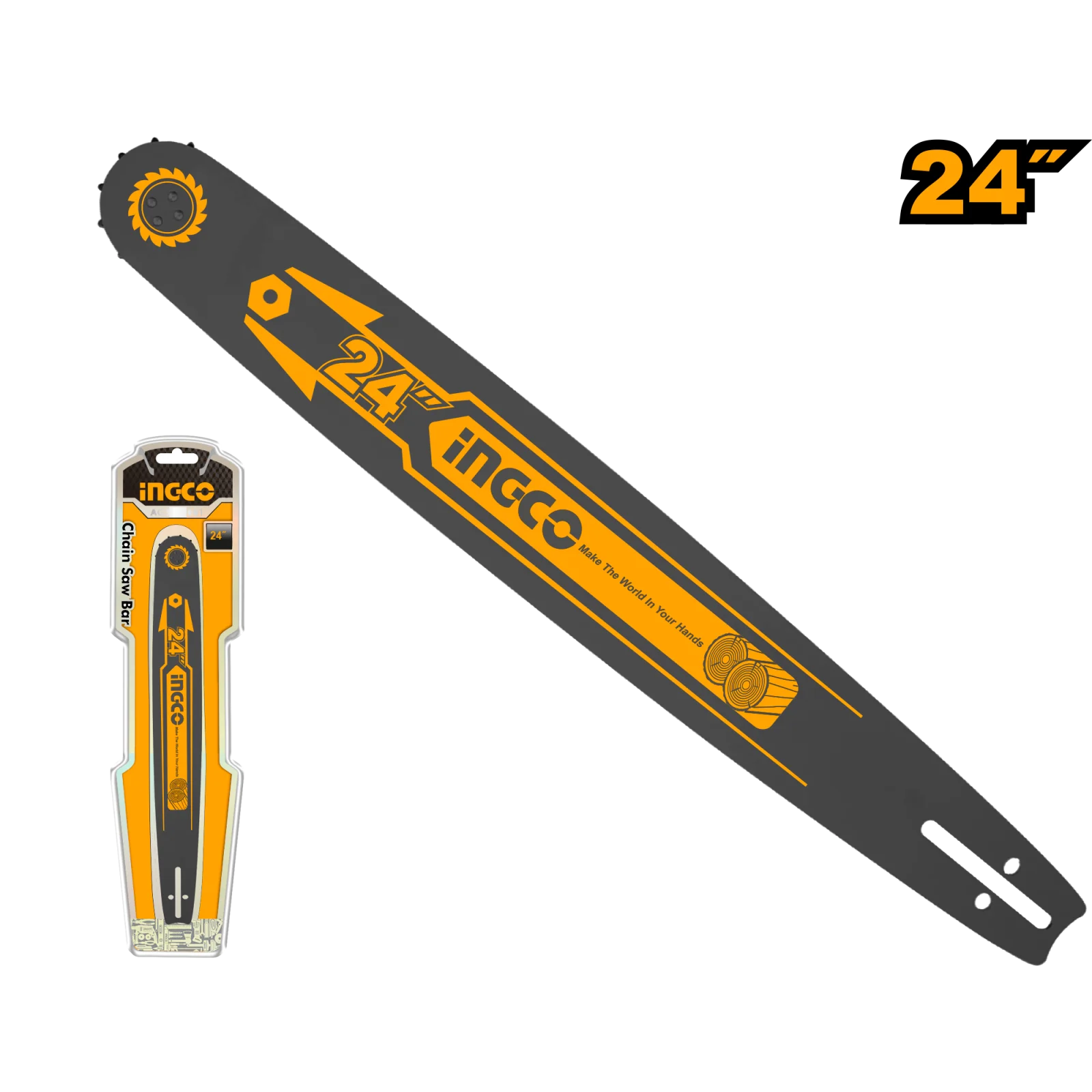 Шина для бензопилы INGCO AGSB52401 605 мм (24