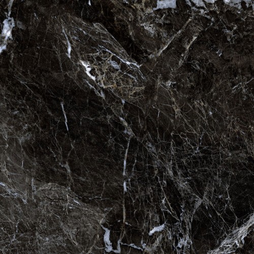Керамогранит GRS05-03 Simbel-carbon 600х600х10 мрамор черно-белый (А50, К-0) — фото 3