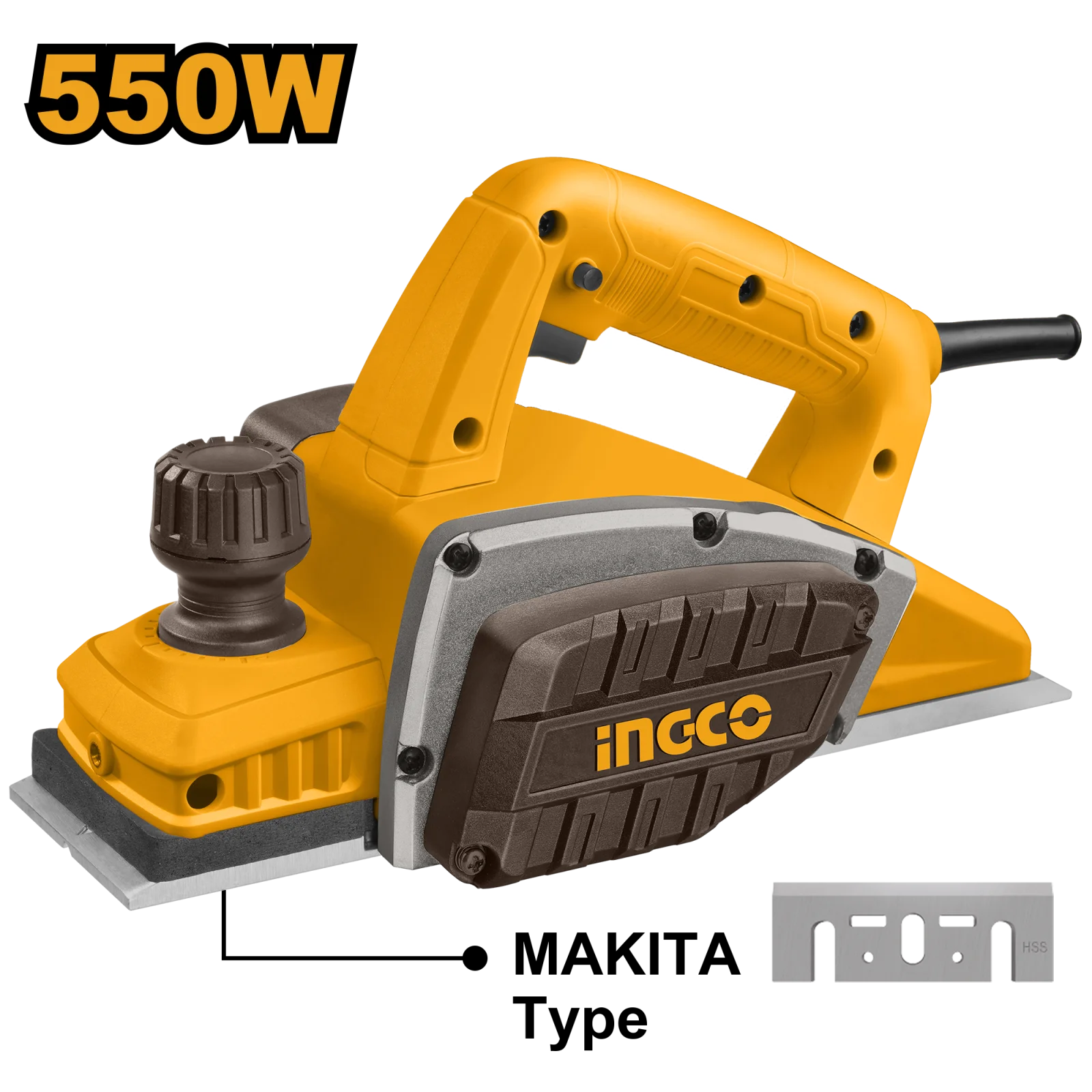 Рубанок электрический INGCO PL5508 INDUSTRIAL 550 Вт