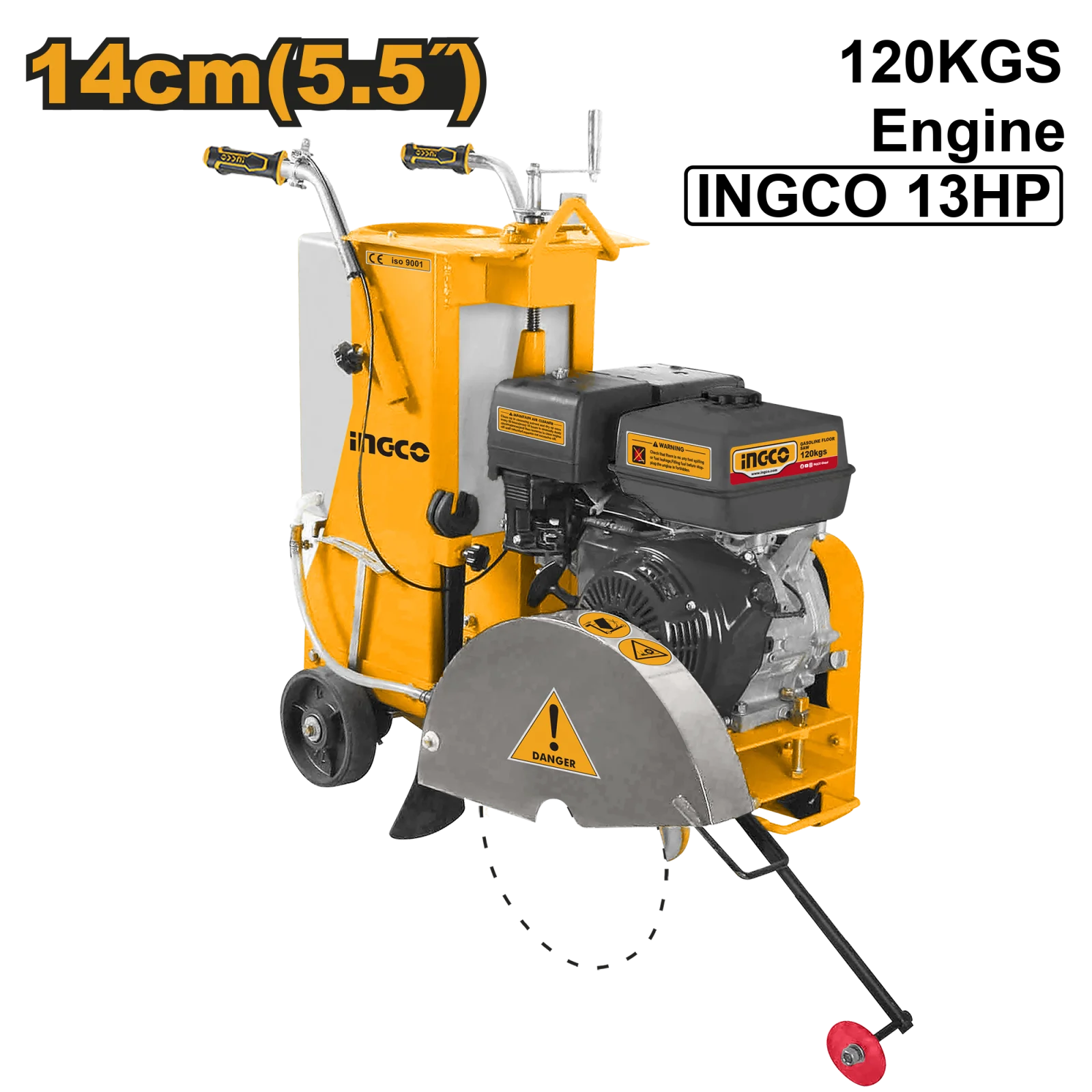 Швонарезчик бензиновый INGCO GSF16-2