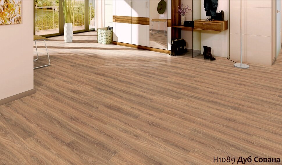 Ламинат EGGER Woodstyle PRONTO 8/32 H1089 Дуб Сована 1292х193х8 мм — фото 2