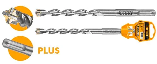 Бур по бетону SDS-plus 6х210 мм INGCO DBH1210603C INDUSTRIAL — фото 2