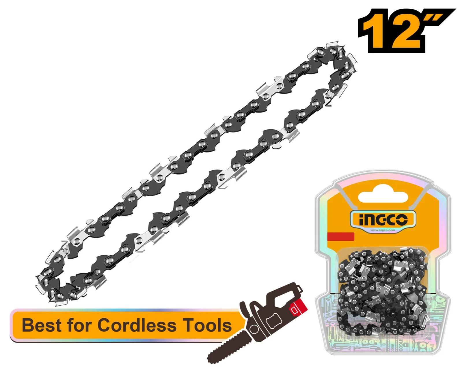 Цепь для аккумуляторной пилы INGCO AGSC51218 12