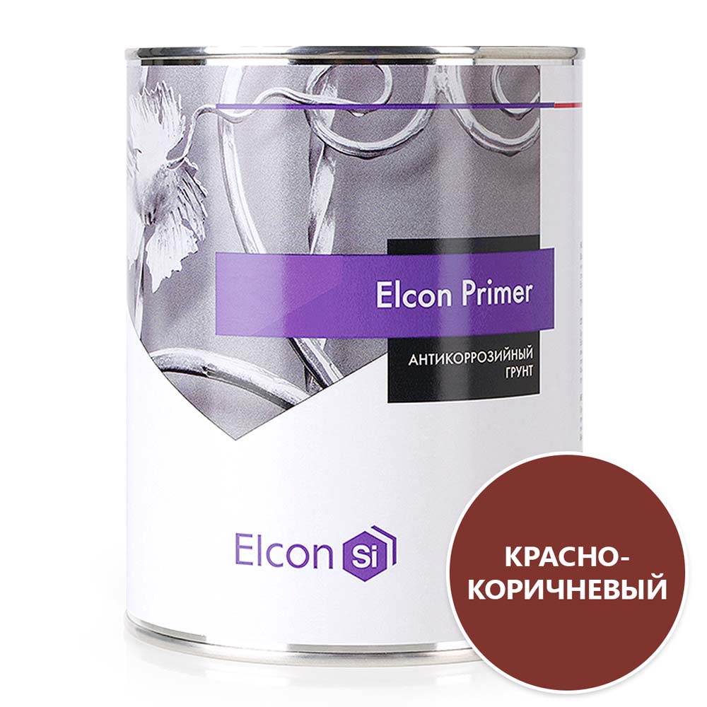 Грунтовка Elcon Primer 0,8кг красно-коричневая — фото 1