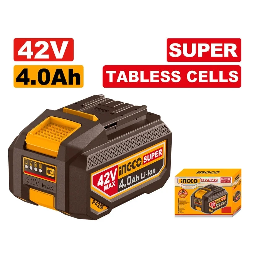 Аккумуляторная батарея Li-Ion INGCO FBLI42402 INDUSTRIAL 42 В 4 Ач