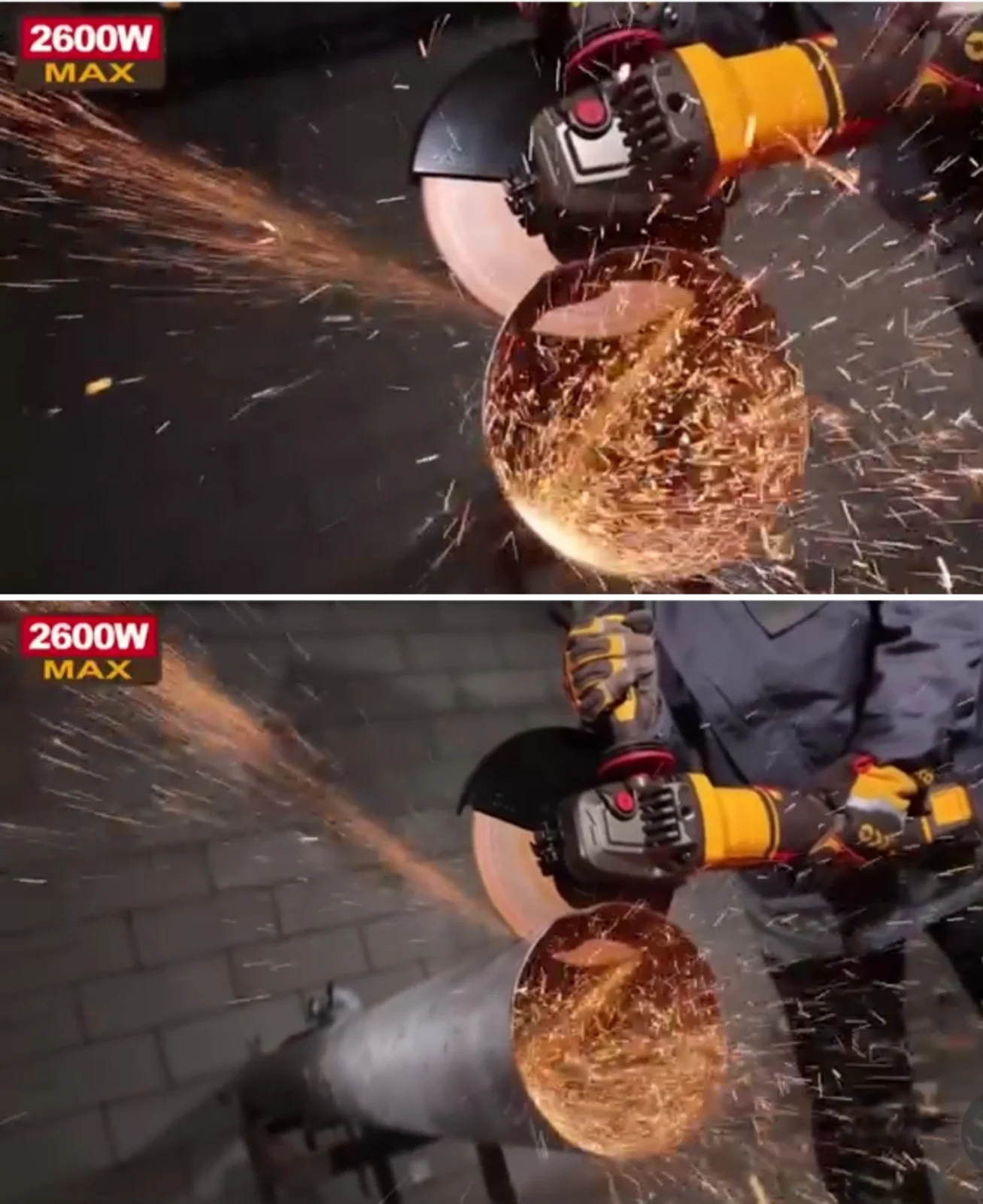 Аккумуляторная угловая шлифовальная машина (УШМ) INGCO CAGLI4260182 INDUSTRIAL 42 В 230 мм 2х4 Ач — фото 10
