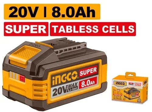 Аккумуляторная батарея Li-Ion INGCO FBLI2158 INDUSTRIAL 20 В 8 Ач
