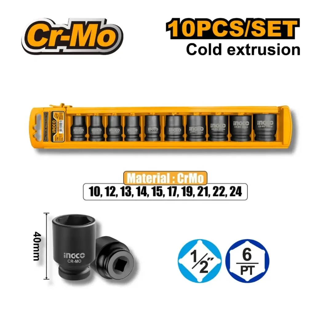 Аккумуляторный бесщеточный ударный гайковерт INGCO COSLI23048 20 В 1/2