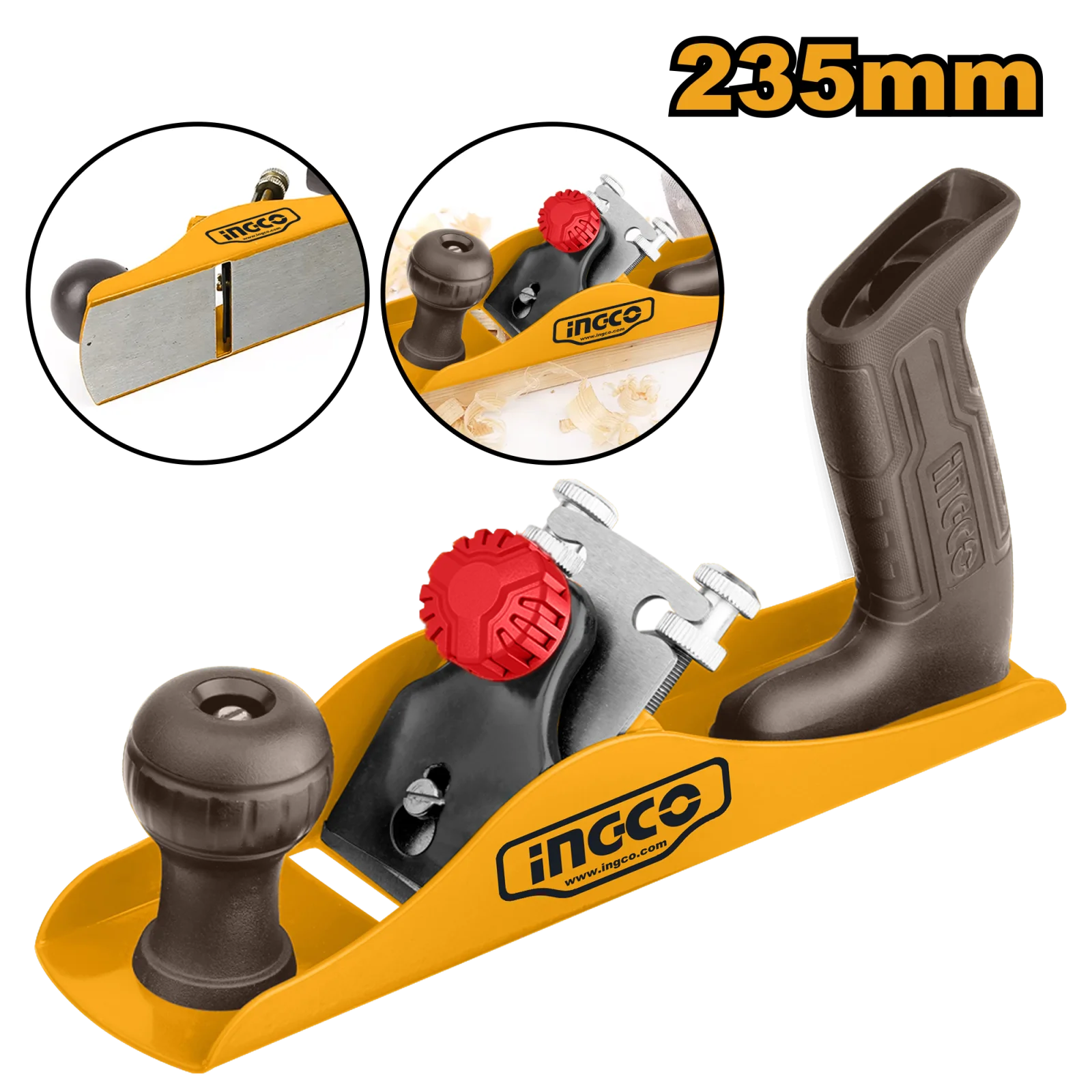 Рубанок ручной INGCO HPL01300 235 мм