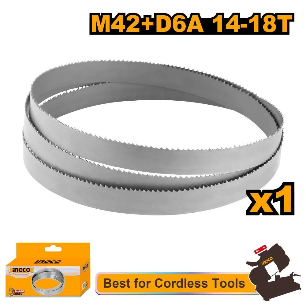 Полотно для ленточной пилы INGCO BBS130614 INDUSTRIAL 14-18TPI 1140 мм