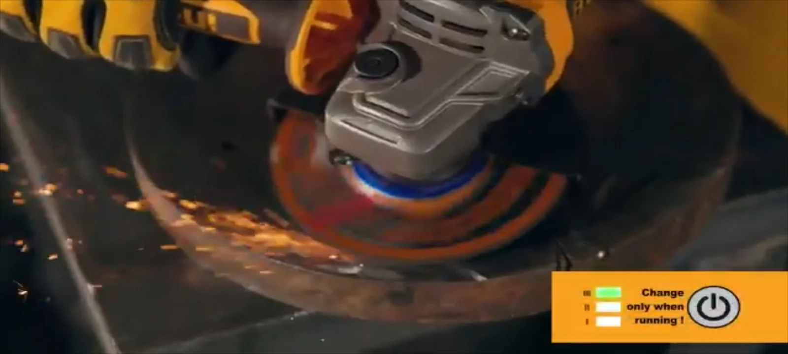 Аккумуляторная угловая шлифовальная машина (УШМ) INGCO CAGLI271532 INDUSTRIAL 20 В 115 мм 2x4 Ач — фото 7